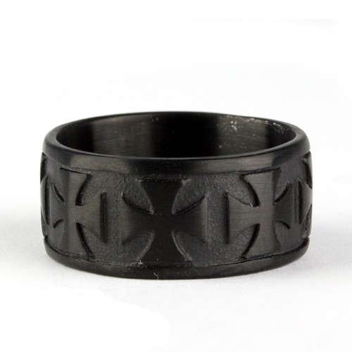 Ring Black Iron Cross Edelstahl - vergleichen und günstig kaufen